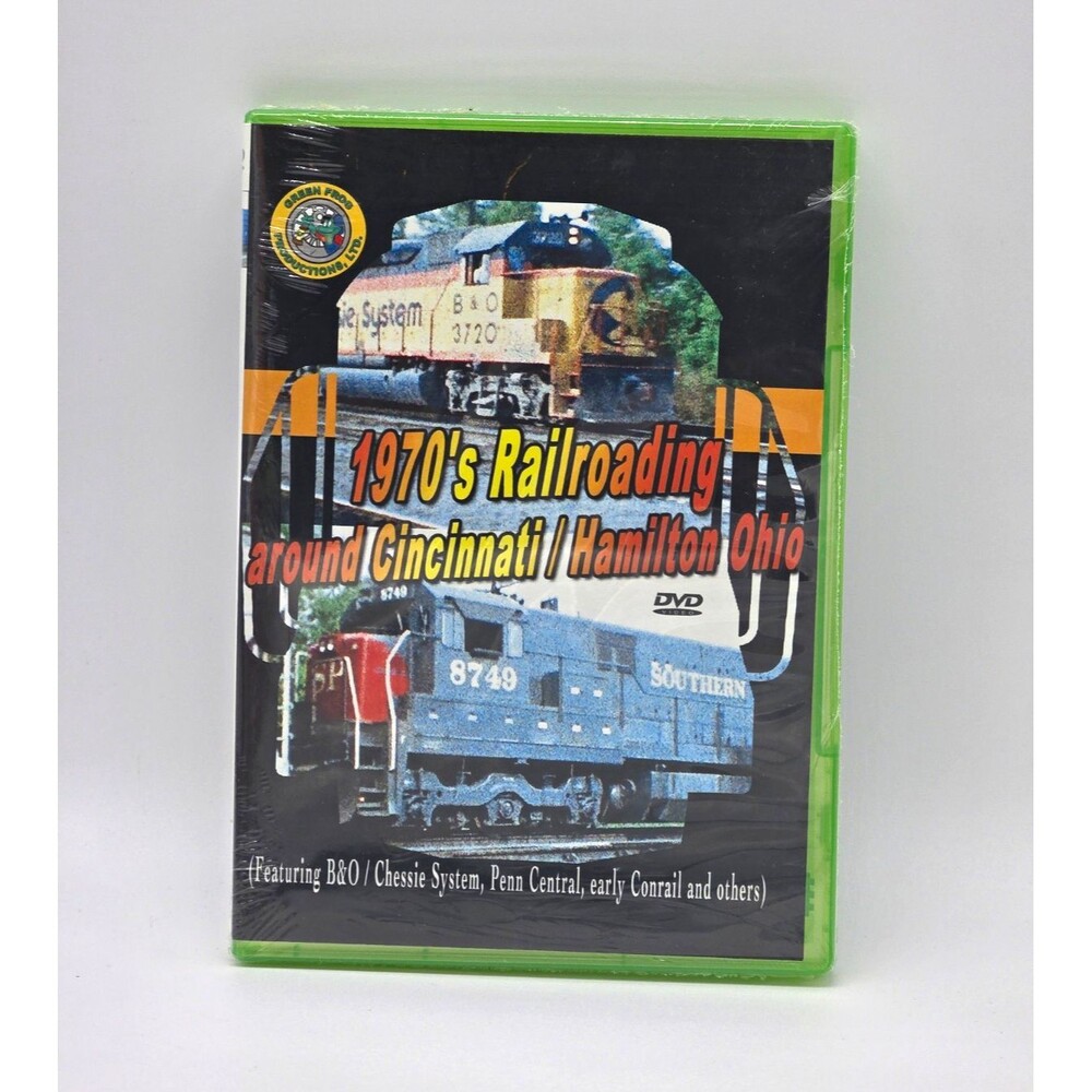 1970s Railroading Around Cincinnati & Hamilton Ohio Train Video DVD